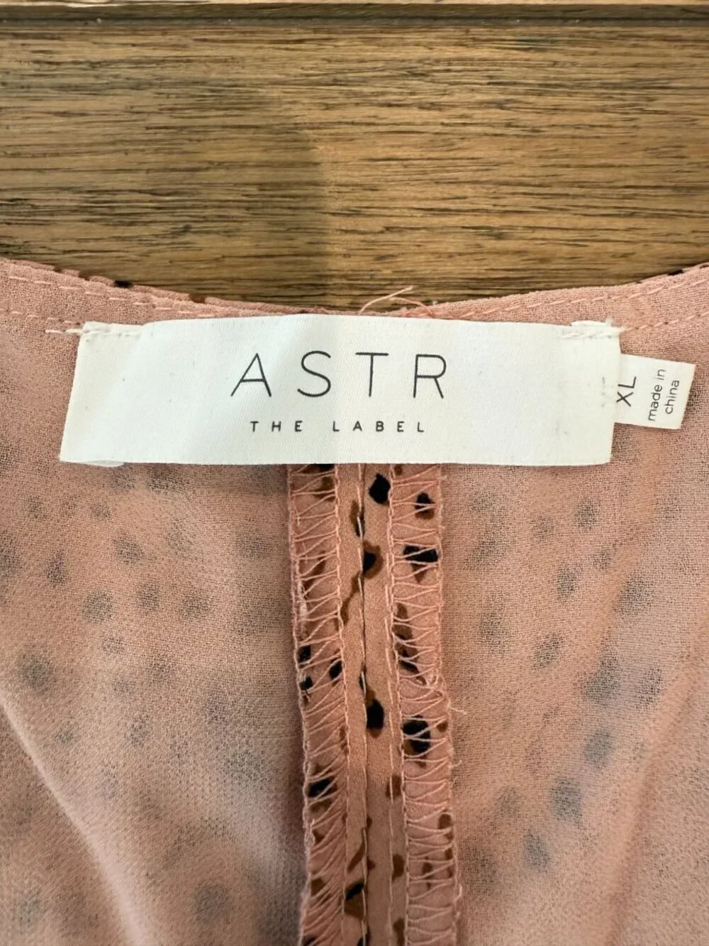 NWT-ASTR The Label Women's Cinch Front Puff Sleeve Top -Size XL